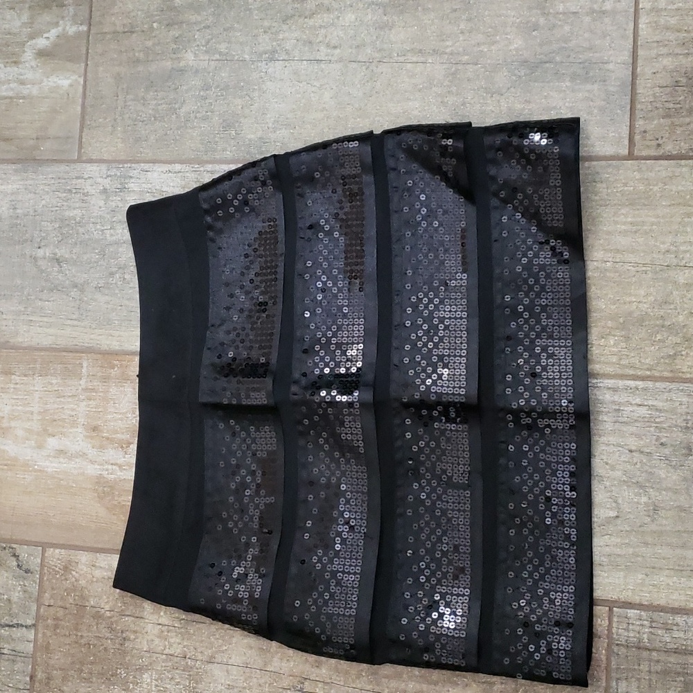 XXI Black Sequin Skirt